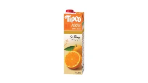 "Tipco Orange Juice: 100% Pure, Naturally Refreshing!"