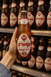 Moussy Strawberry Non-Alcoholic Malt Beverage 330ml Bottle