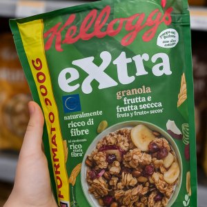Kellogg’s Granola Frutta e Secca – Healthy Granola with Dried Fruits and Nuts