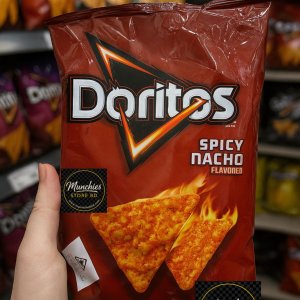 Doritos Spicy Nacho tortilla chips 198.4g spicy cheesy crunchy snack