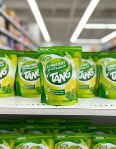 Tang Lemon Mint drink powder packet with refreshing citrus and mint flavor