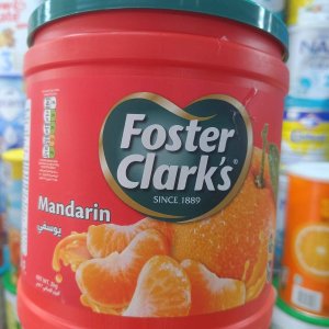 Foster Clarks Mandarin drink powder pack with refreshing citrus flavor