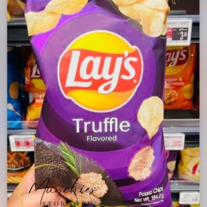 Lay’s Truffle flavoured chips pack with golden crispy potato chips