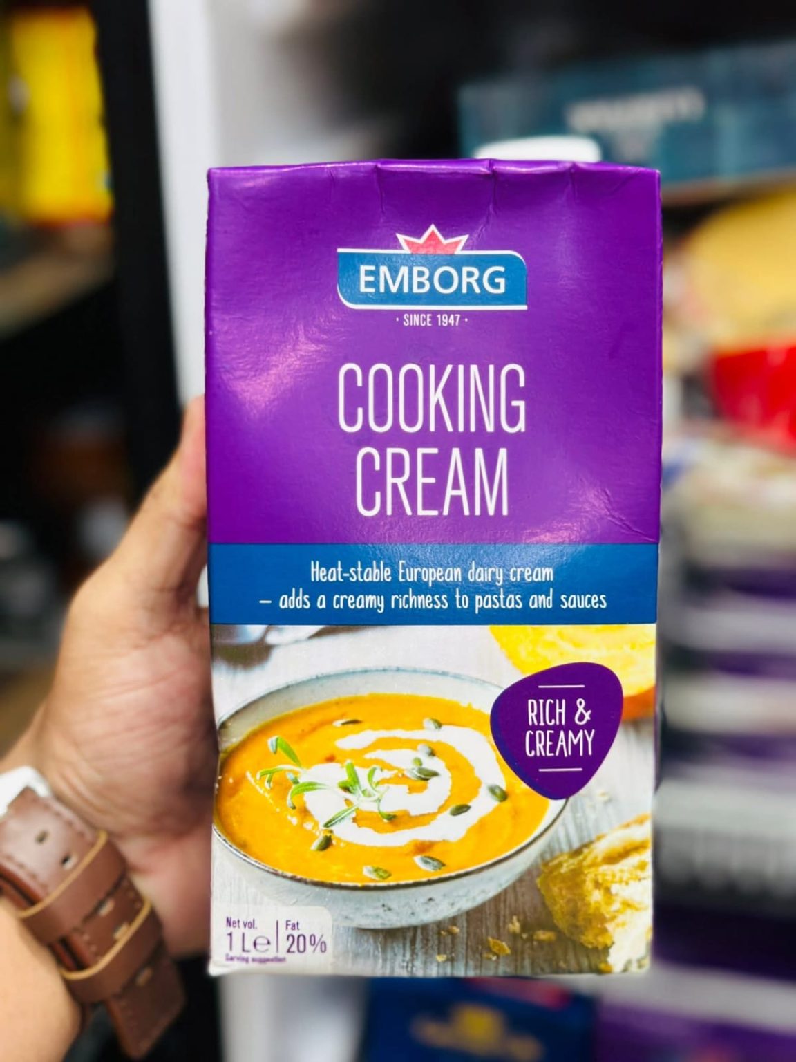 Emborg Cooking Cream 1L – Rich & Creamy Dairy Product - Import Shop BD
