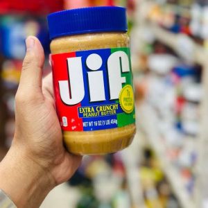 Jif Extra Crunchy Peanut Butter jar