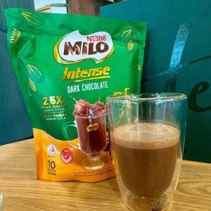 Nestlé Milo Intense Dark Chocolate energy drink powder pack