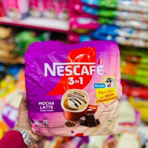 Nescafe 3 in 1 Mocha Latte 15 sachets 465g instant coffee Malaysia