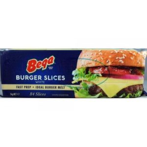 Bega burger cheese slices 84 slices creamy burger cheese pack