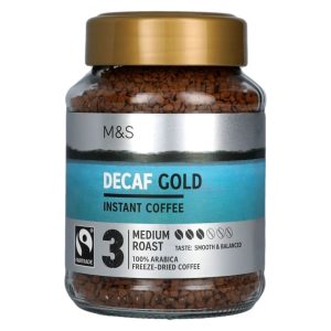 MS Decaf Gold instant coffee 100g caffeine free coffee jar