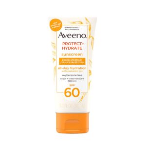 Aveeno Protect + Hydrate Sunscreen SPF 60 88ml broad spectrum sunscreen lotion