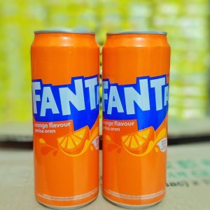 Fanta Orange Flavour Soft Drink 320ml imported orange soda can