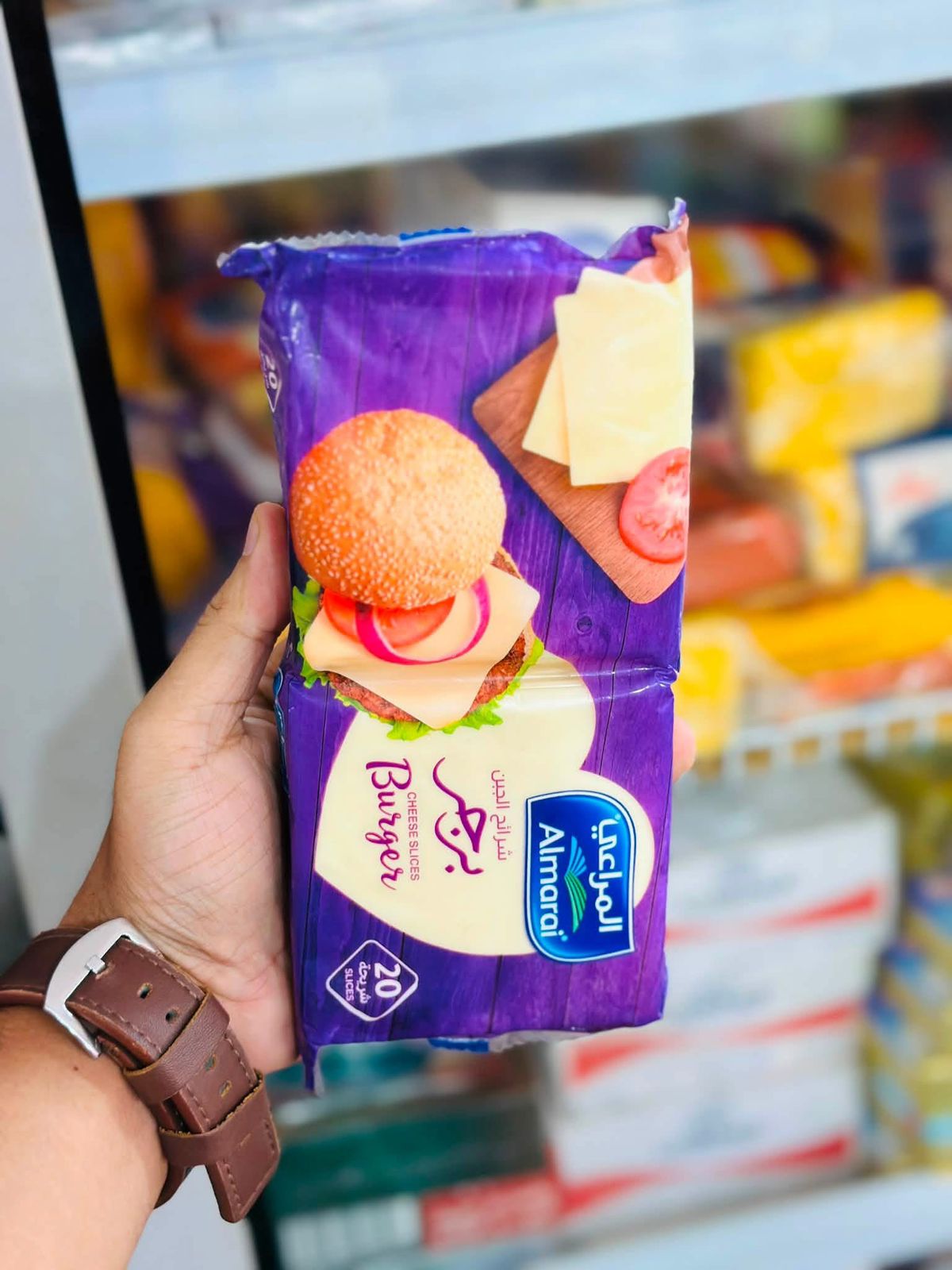 Almarai Burger Cheese 20 Slices 400g