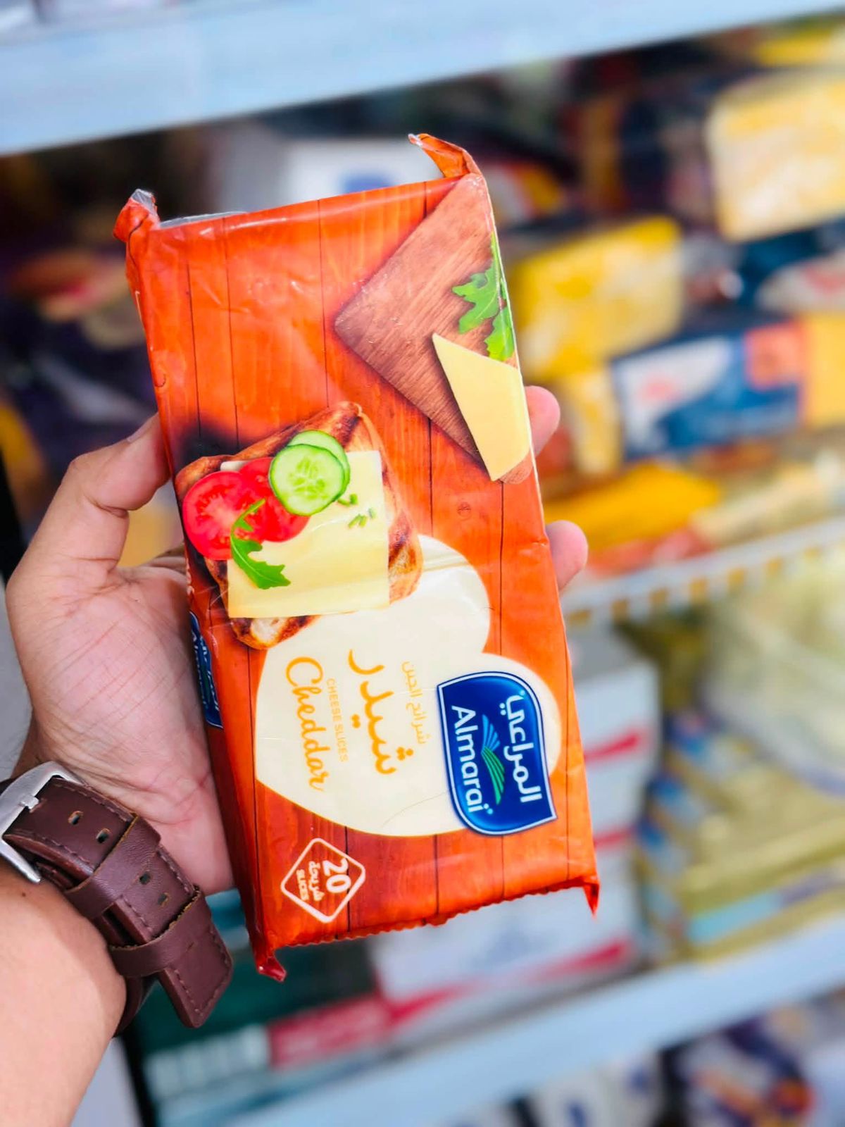 Almarai Cheddar Cheese 20 Slices 400g imported cheese Bangladesh
