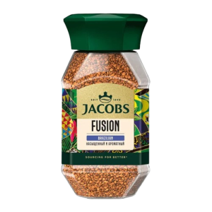 Jacobs Fusion Brazilian Flavoured Instant Coffee 95g rich Brazilian coffee