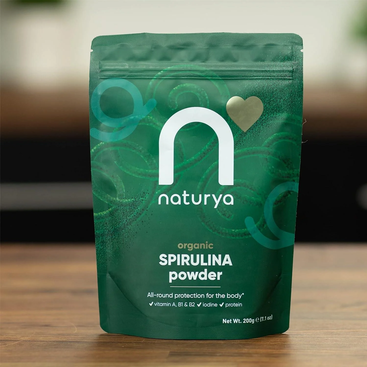 Naturya Organic Spirulina Powder 200g pure nutrient rich spirulina powder
