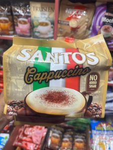 Santos Cappuccino No Added Sugar 300g instant cappuccino coffee