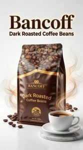 Bancoff Dark Roasted Coffee Beans 1000g premium whole bean coffee