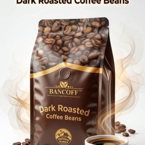 Bancoff Dark Roasted Coffee Beans 1000g premium whole bean coffee