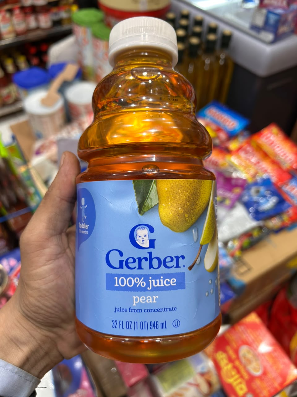 Gerber Pear Baby Juice 946ml USA