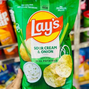 Lay's Sour Cream and Onion Potato Chips 184.2gm USA