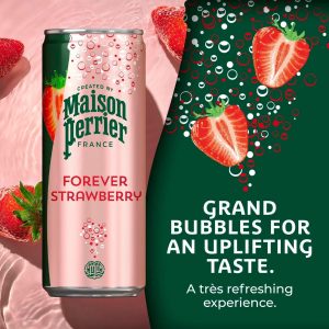 Maison Perrier France Forever Strawberry Sparkling Water 330ml