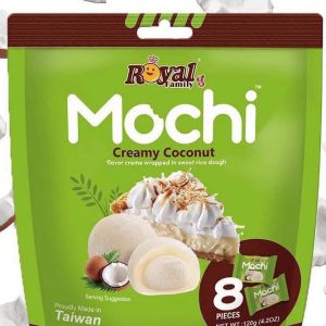 Mochi Creamy Coconut 8pcs 12g soft chewy coconut snack
