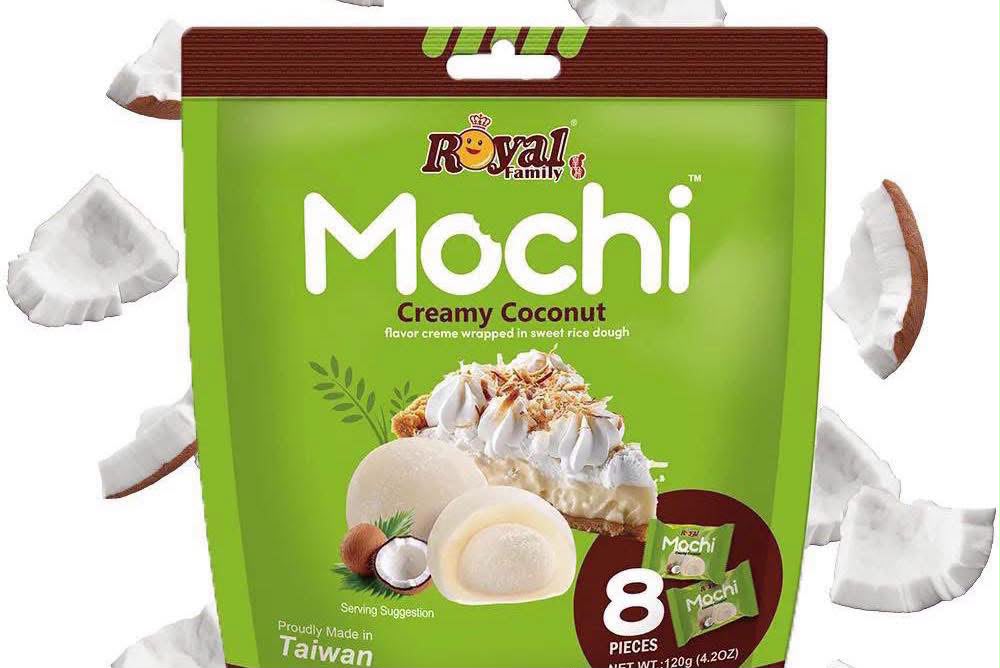 Mochi Creamy Coconut 8pcs 12g soft chewy coconut snack