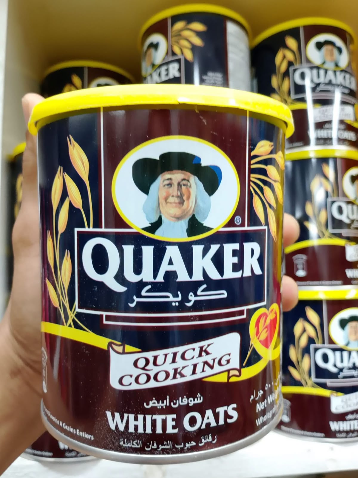 Quaker Quick Cooking White Oats 500g
