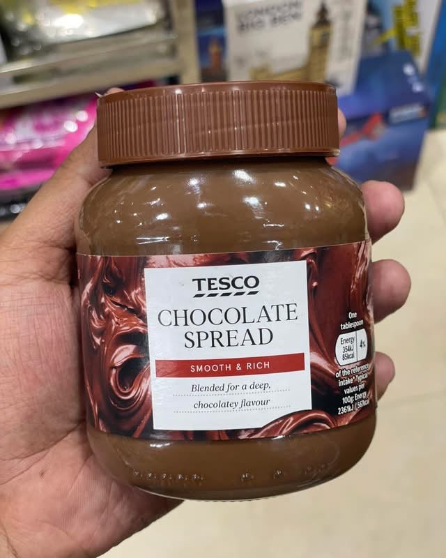 Tesco Chocolate Spread 400g imported creamy chocolate spread jar