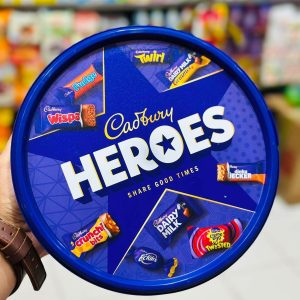 Cadbury Heroes Tub 600g assorted individually wrapped Cadbury chocolates