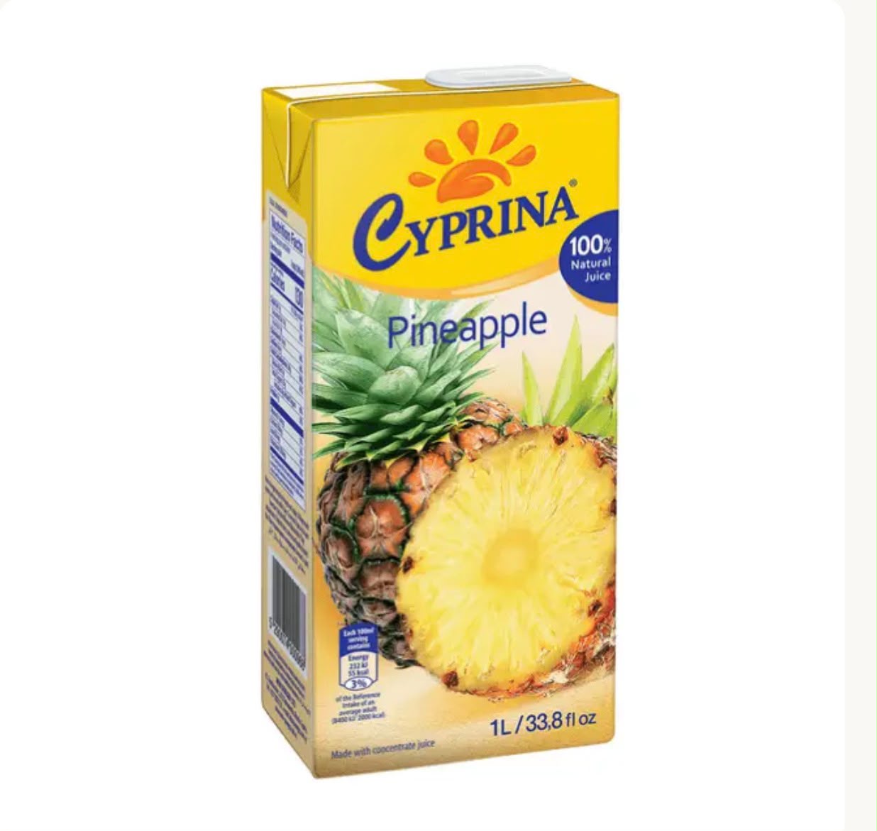 Cyprina Pineapple 1 Litre pineapple fruit drink