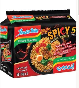 Indomie Mi Segera Spicy Gourmet Noodles 83g × 5