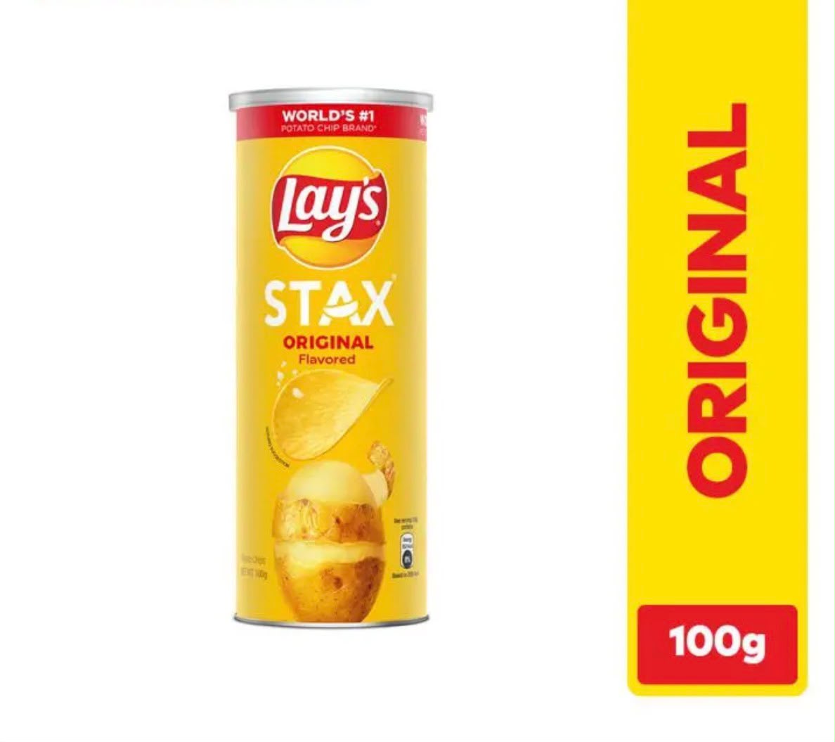 Lay’s Stax Original Flavoured 100g potato chips