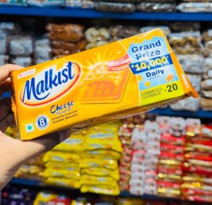 Malkist Cheese Flavoured 8 Crackers
