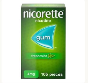Nicorette Freshmint 4mg Nicotine Gum 105 Pieces