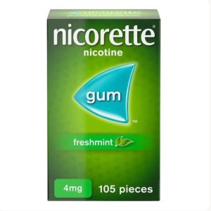 Nicorette Freshmint 4mg Nicotine Gum 105 Pieces