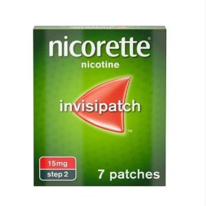 Nicorette Nicotine InvisiPatch 15mg 7 Patches