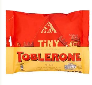 Tiny Toblerone 200g assorted mini milk chocolates