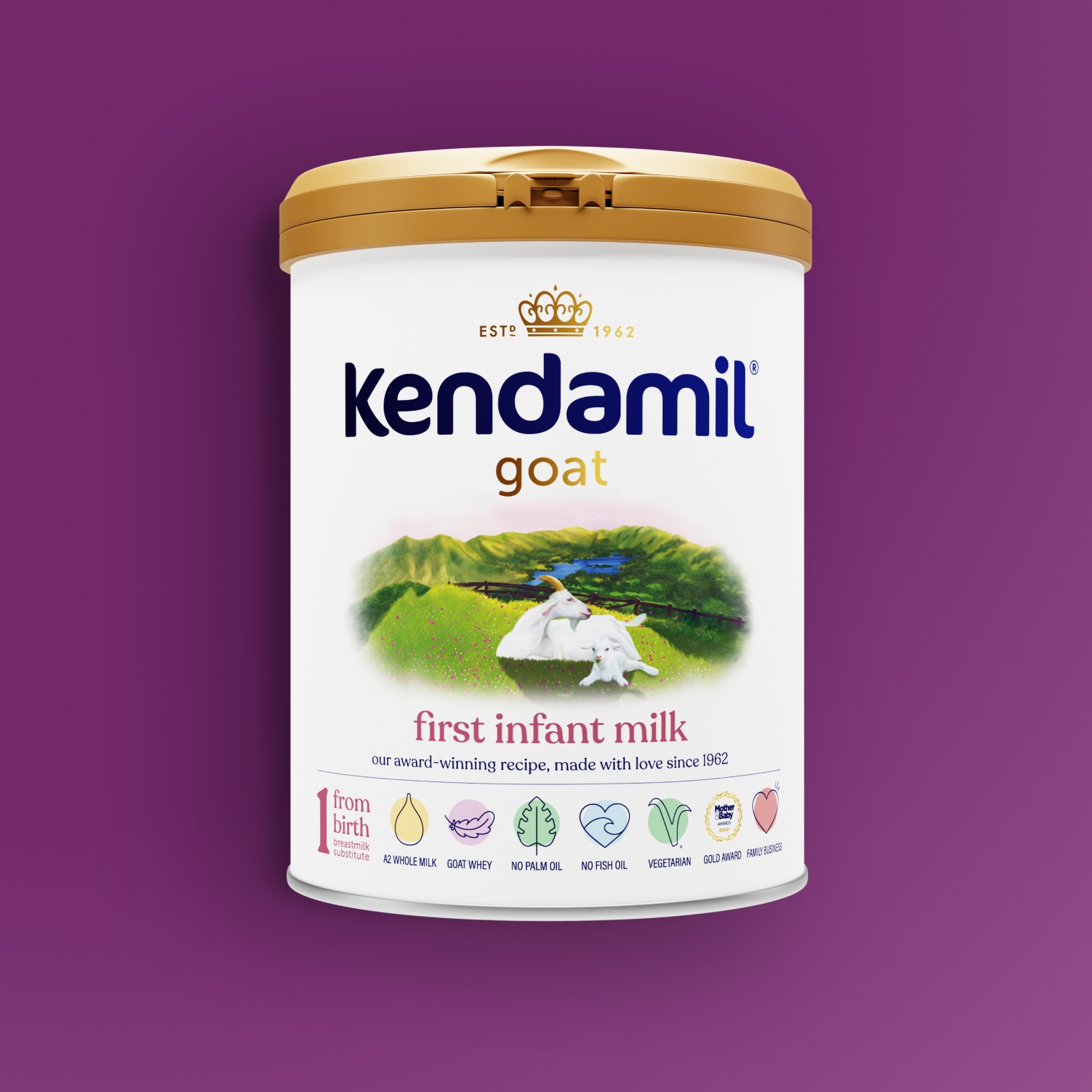 Kendamil Goat First Infant Milk Stage 1 800g tin