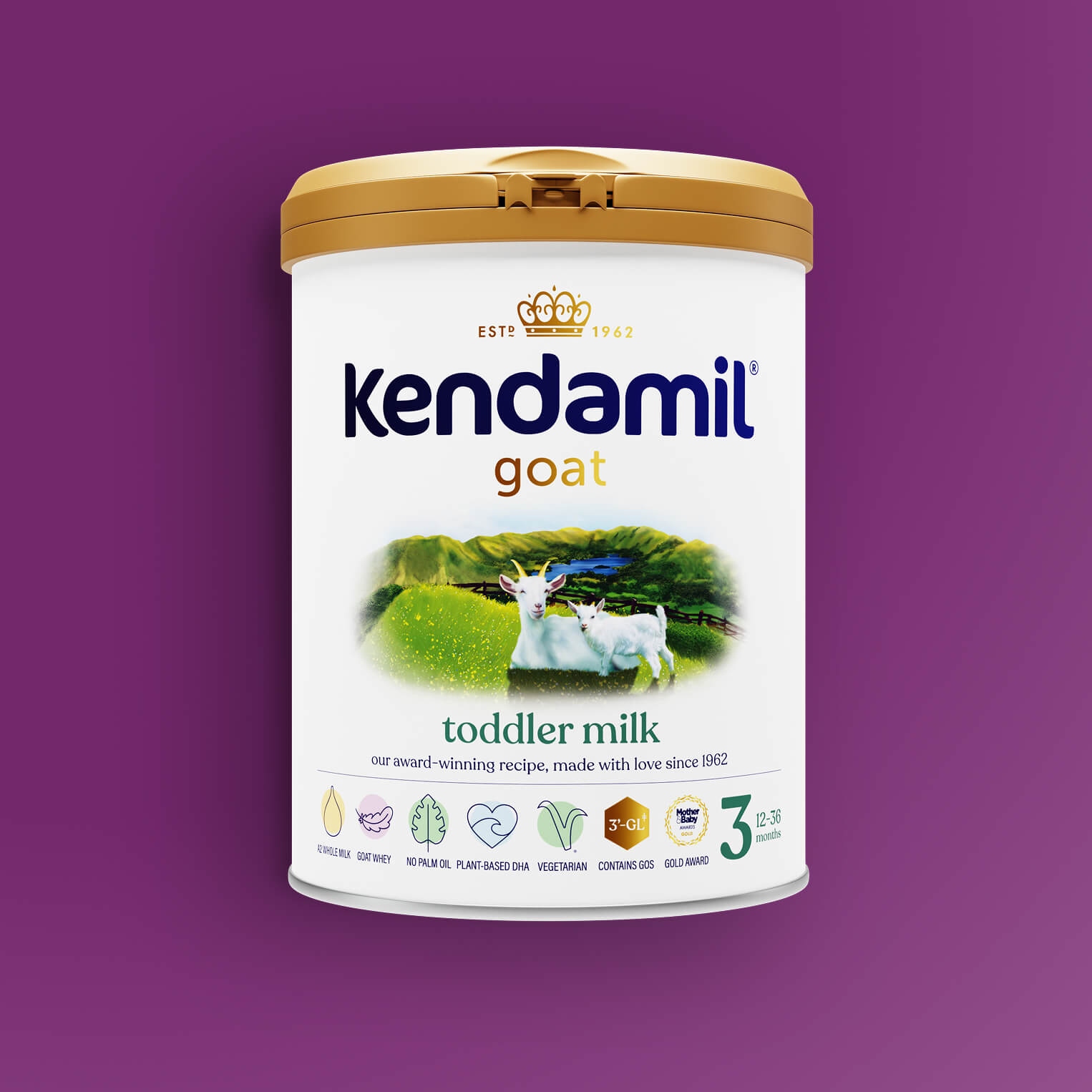 Kendamil Organic Toddler Milk Stage 3 800g tin
