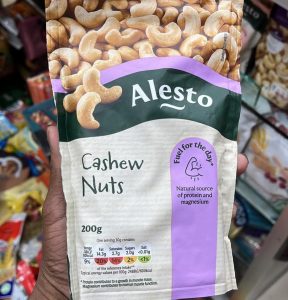 Alesto Cashew Nuts 200g Pack