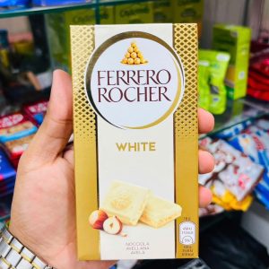 Ferrero Rocher White 100g Premium White Chocolate Hazelnut Pralines