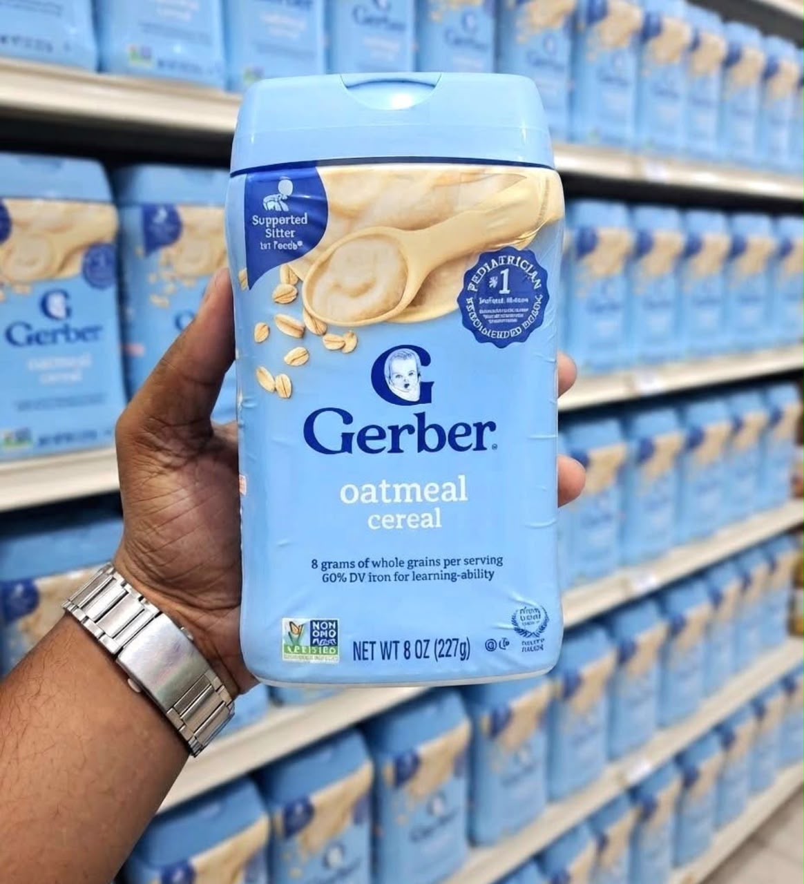Gerber Oatmeal Cereal 227g for babies