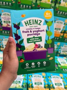 Heinz Creamy ’n’ Lumpy Fruit and Yoghurt Porridge with Iron and Calcium 125g