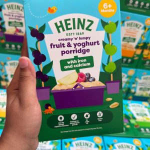 Heinz Creamy ’n’ Lumpy Fruit and Yoghurt Porridge with Iron and Calcium 125g