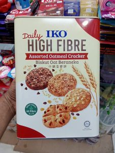 IKO High Fibre Assorted Oatmeal Cracker 700g Pack