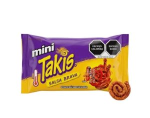 Mini Takis Salsa Brava rolled corn snack 35g Mexico
