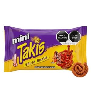 Mini Takis Salsa Brava rolled corn snack 35g Mexico