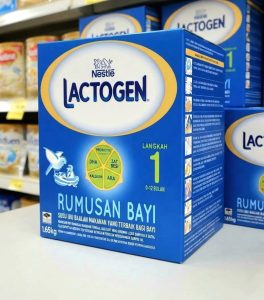 Nestlé Lactogen 1 Rumusan Bayi Formula Milk 1.65kg for ages 0–12 months