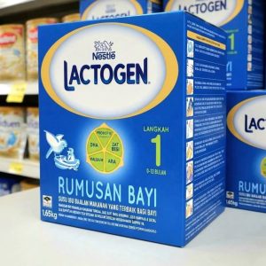 Nestlé Lactogen 1 Rumusan Bayi Formula Milk 1.65kg for ages 0–12 months